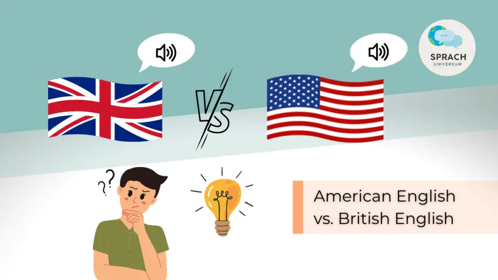 Beitragsbild American English vs. British English