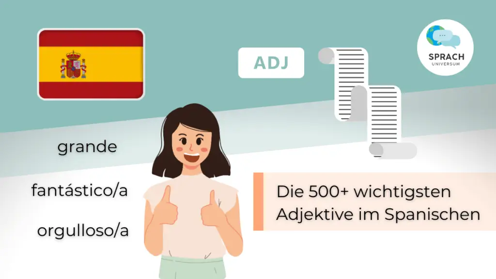 Beitragsbild Die 500+ wichtigsten Adjektive im Spanischen